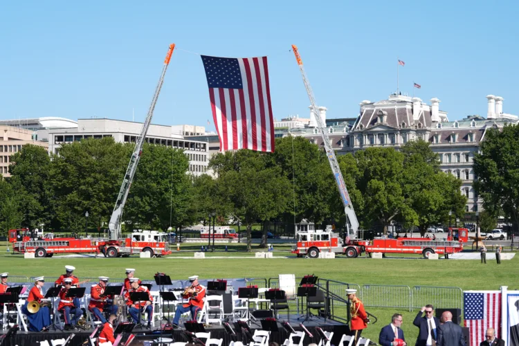 Trump honors 9/11 victims at the Ellipse, pledging to ‘never forget’